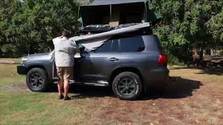 Sports Performance Hannibal Safari 2m Family tent and Clevershade 270 degree awning