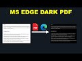 MICROSOFT EDGE PDF READER DARK MODE