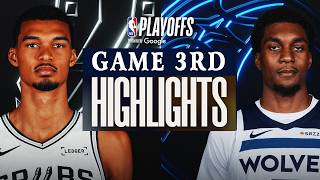San Antonio Spurs vs Minnesota Timberwolves Game 3rd Highlights - May 6, 2026 | NBA PLAYOFFS