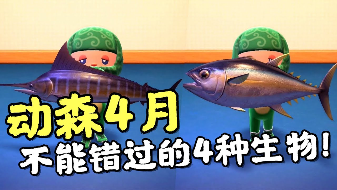 北半球4月不能错过的4种生物！【集合啦！动物森友会】