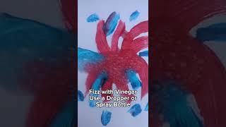 Fizzing Popping Paint - Science Art Activity - Paint Lifelike Fireworks