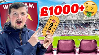 I Sat In The Most EXPENSIVE Seat At THE LONDON STADIUM