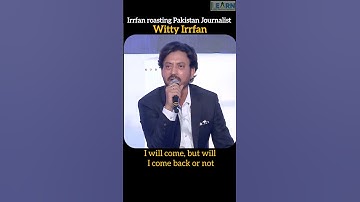 Pakistan is not trustworthy - Irrfan sir knew this back then #irfan #irfankhan