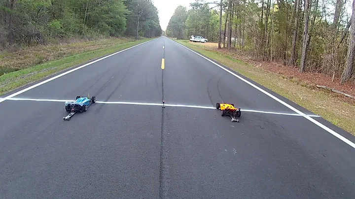 Arrma Limitless vs Arrma Talion conversion test drag