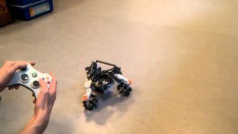 Omnidirectional robot fully implemented: Kiwi drive with XBox 360 Controller