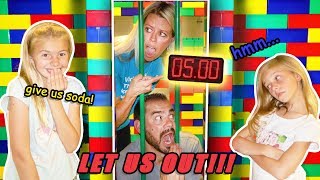 PARENTS Only GIANT LEGO Escape Room FORT! CLUE Giver Gets SODA!