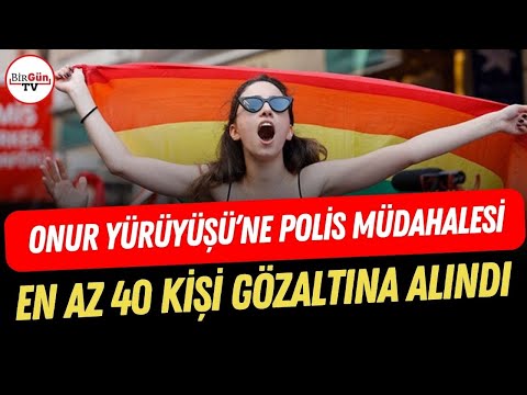 Police intervention in the Pride March in Istanbul! The moments when many people were detained!