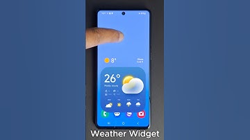 How to Add Weather Widget to Home Screen on Android Phone #widget