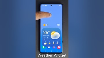 How to Add Weather Widget to Home Screen on Android Phone #widget