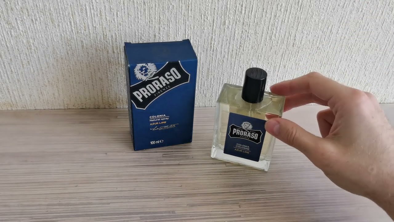 Azur Lime Proraso. Цитрусовый фужер от Proraso.