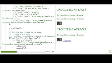 Using event properties in jQuery | Computer Programming | Khan Academy