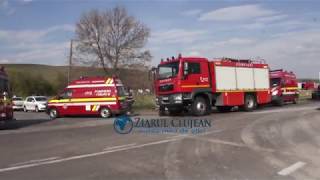 Ziarulclujean.ro - Accident Căpușu Mare, 11 Răniți - 20 Aprilie 2019