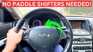 How To MANUALLY Shift Your Infiniti G37 | Drive Your Infiniti In MANUAL MODE!