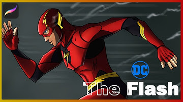 Drawing The Flash | Dc Comics Art | Procreate