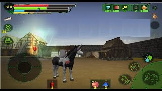Horse Simulator 3d Animal Game: horse adventure Android Gameplay screenshot 2