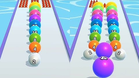 Ball Run 2048 🎱😷 - All Levels Gameplays  Android, iOS part 68