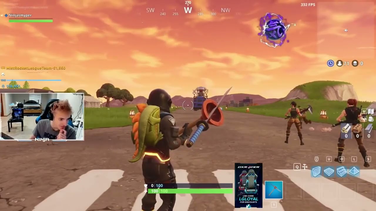 Ninja said what about me?