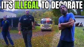 Cops Arrested Him for Halloween Decorations — This is INSANE!