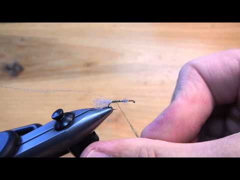 Tyng the olive X2 caddis with Arricks Fly Shop