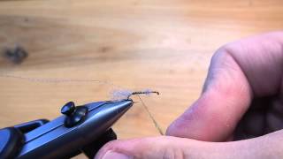 Tyng the olive X2 caddis with Arricks Fly Shop