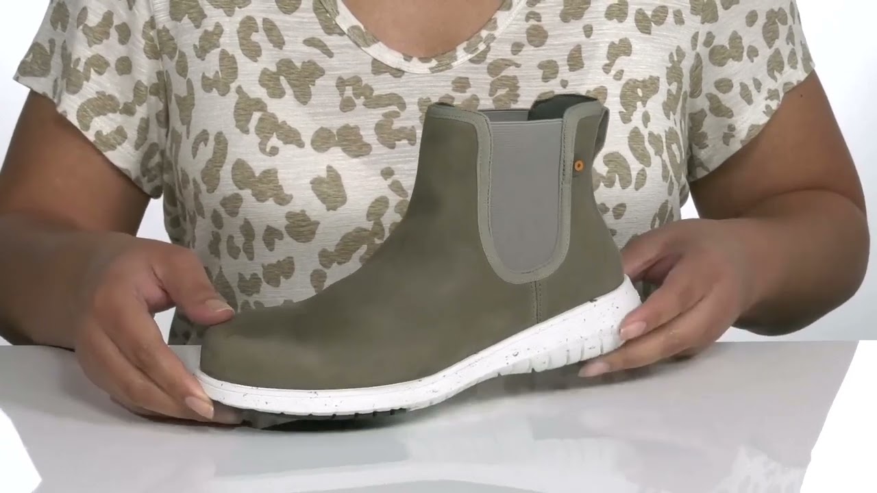New Bogs Cypress Chelsea boots featuring a nano-composite safety toe 7 Amazon.com: BOGS Cypress Lace Composite Safety Toe Paprika  main image 2