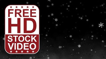 Free Stock Videos – abstract animated snowflakes falling on black background seamless loop