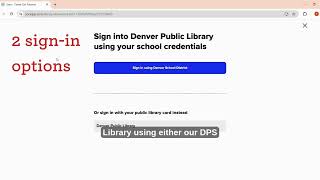 How to Connect the Denver Public Library to your Sora