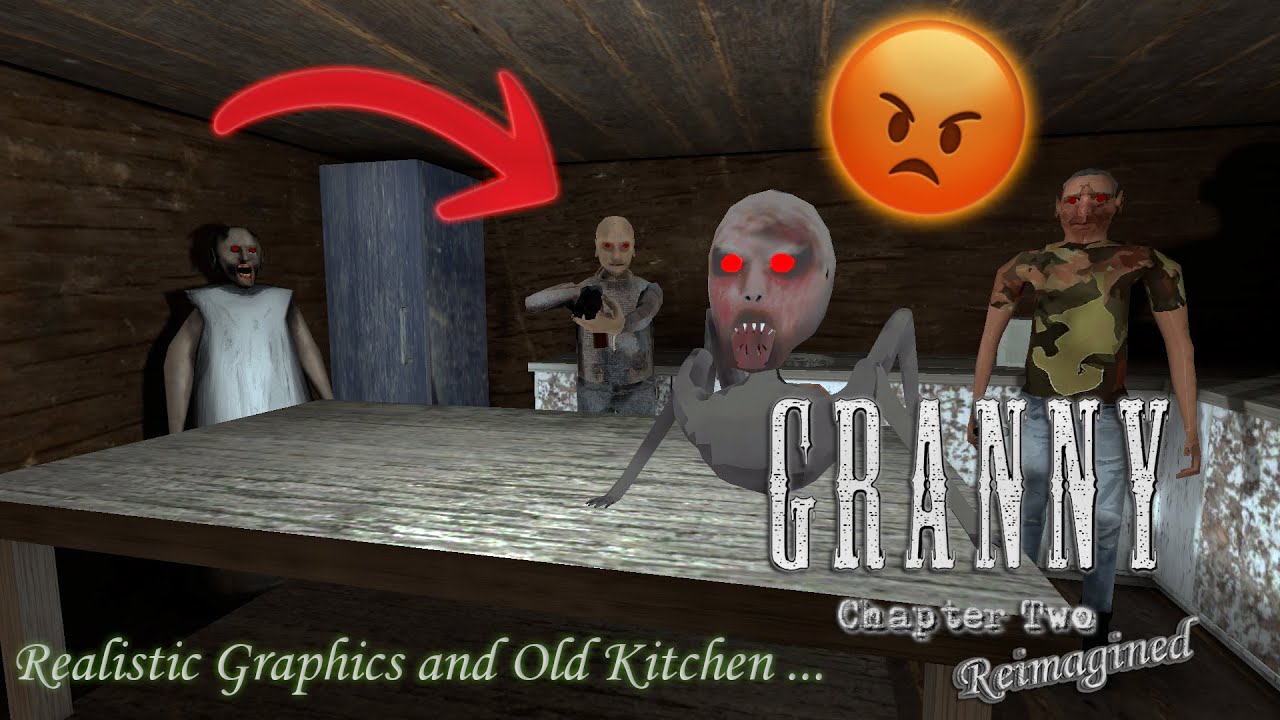😱 Granny 2 Reimagined PC V6 – NEW Realistic Graphics & Old Kitchen Update!