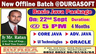 Basic Java Package Offline Training @ DURGASOFT screenshot 5