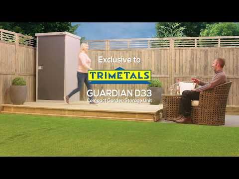 Guardian Shed Metal Bike Shed Garden Store Trimetals