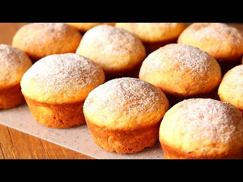 Видео рецепт Творожное тесто для кексов