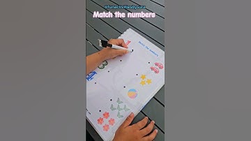 Match the numbers activity #activityideas #matchingactivity #activitybook #activitypages #eyfs #math