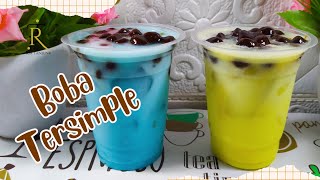 RESEP BOBA TERSIMPLE || CUMA TIGA BAHAN || CARA MEMBUAT BOBA TERSIMPLE || IDE BISNIS