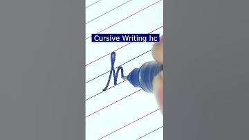 How to write small letter hc | Cursive writing a to z #cursivewriting #handwriting  #shorts