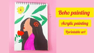 Boho art prints | boho modern art