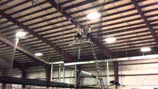 Back-end split with a return out of lines
