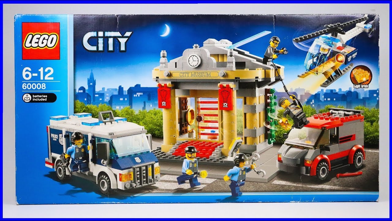 Lego City 60008 Museum Break-in Build - YouTube
