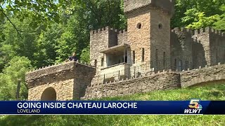 Going inside Chateau Laroche
