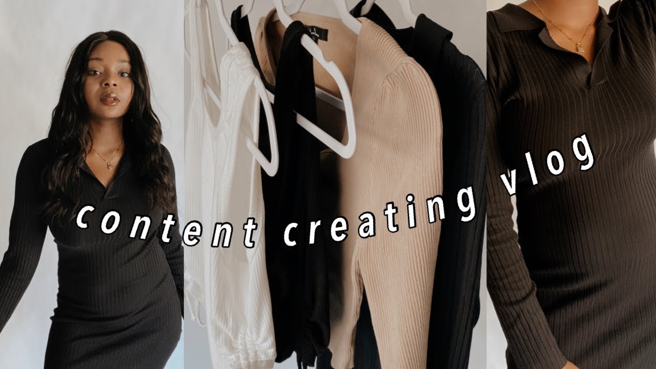 Creating Content For My Online Boutique | VLOG - YouTube