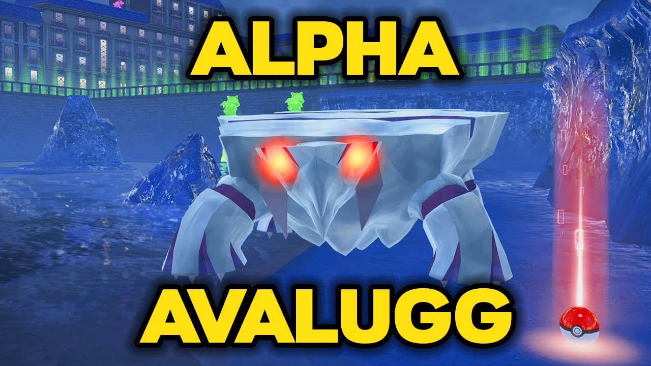 Как поймать АЛЬФА Авалугга в Pokemon Legends: Z-A!