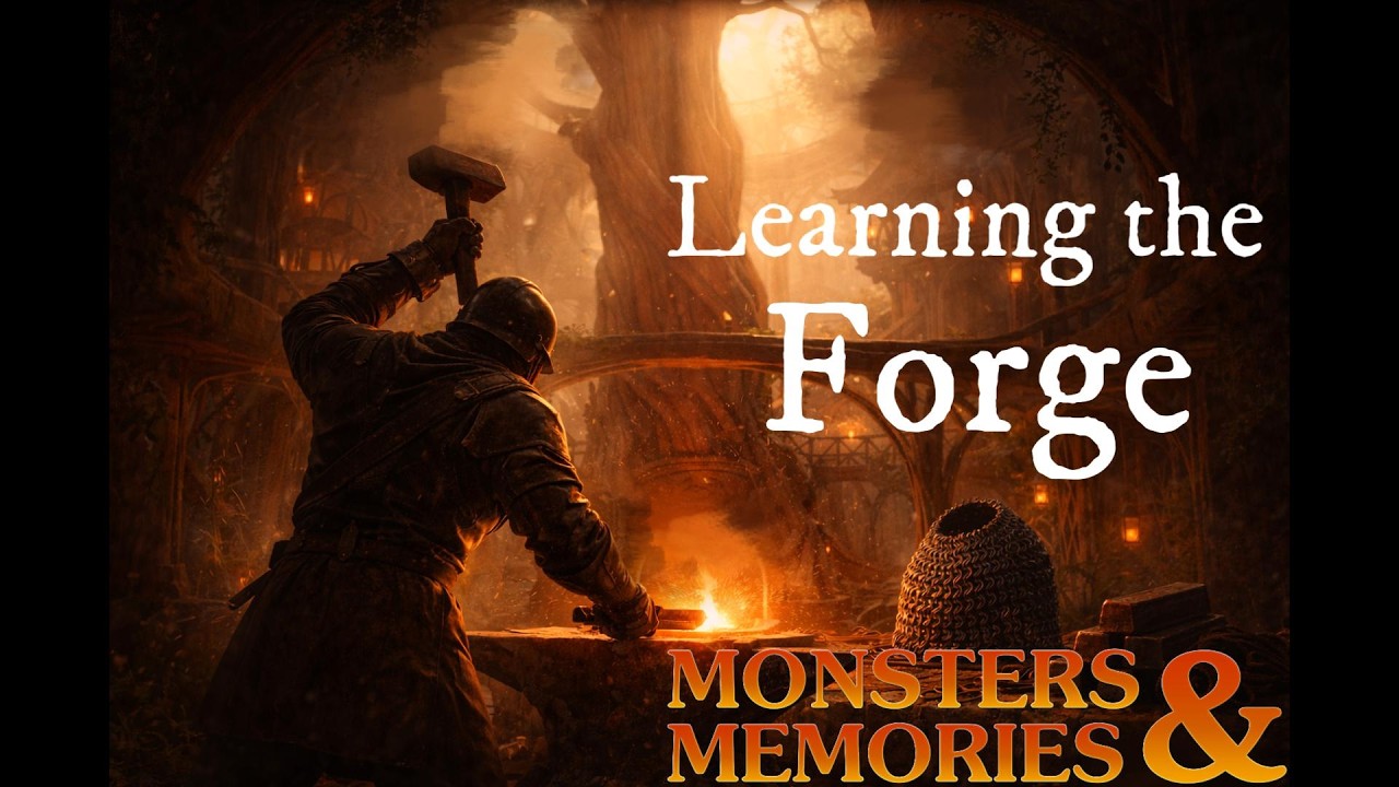 Trying to Learn Blacksmithing in 3 Hours - Monsters and Memories Playtest