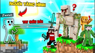 Minecraft Nhưng Noob Team bảo vệ Golem Khỏi Người Tàng Hình Tay Dài