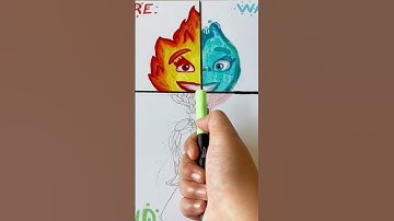 Drawing Ember Lumen from Elemental in 4 elements (part 4) #art