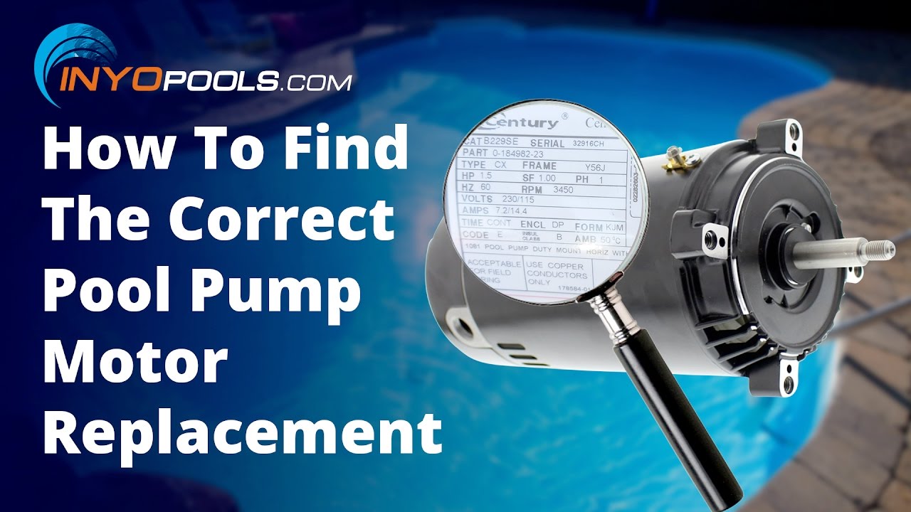 How To Find The Correct Pool Pump Motor - YouTube