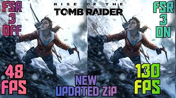 how to install fsr 3 in rise of the tomb raider,2 updated zips,mod link+crash fix+step by step guide