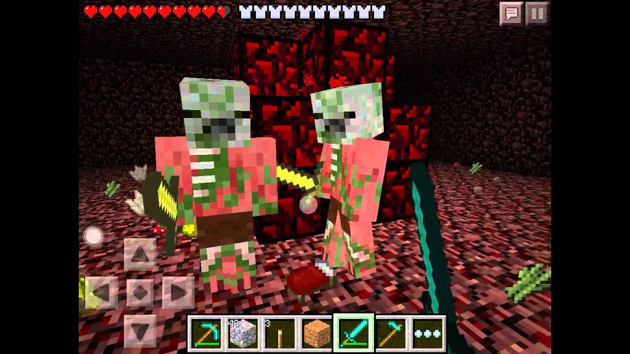 How to go in the nether reactor core minecraft pocket edition - YouTube