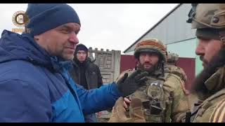 Russian specialists clean up the village. #Russia #Ahmat #Ukraine