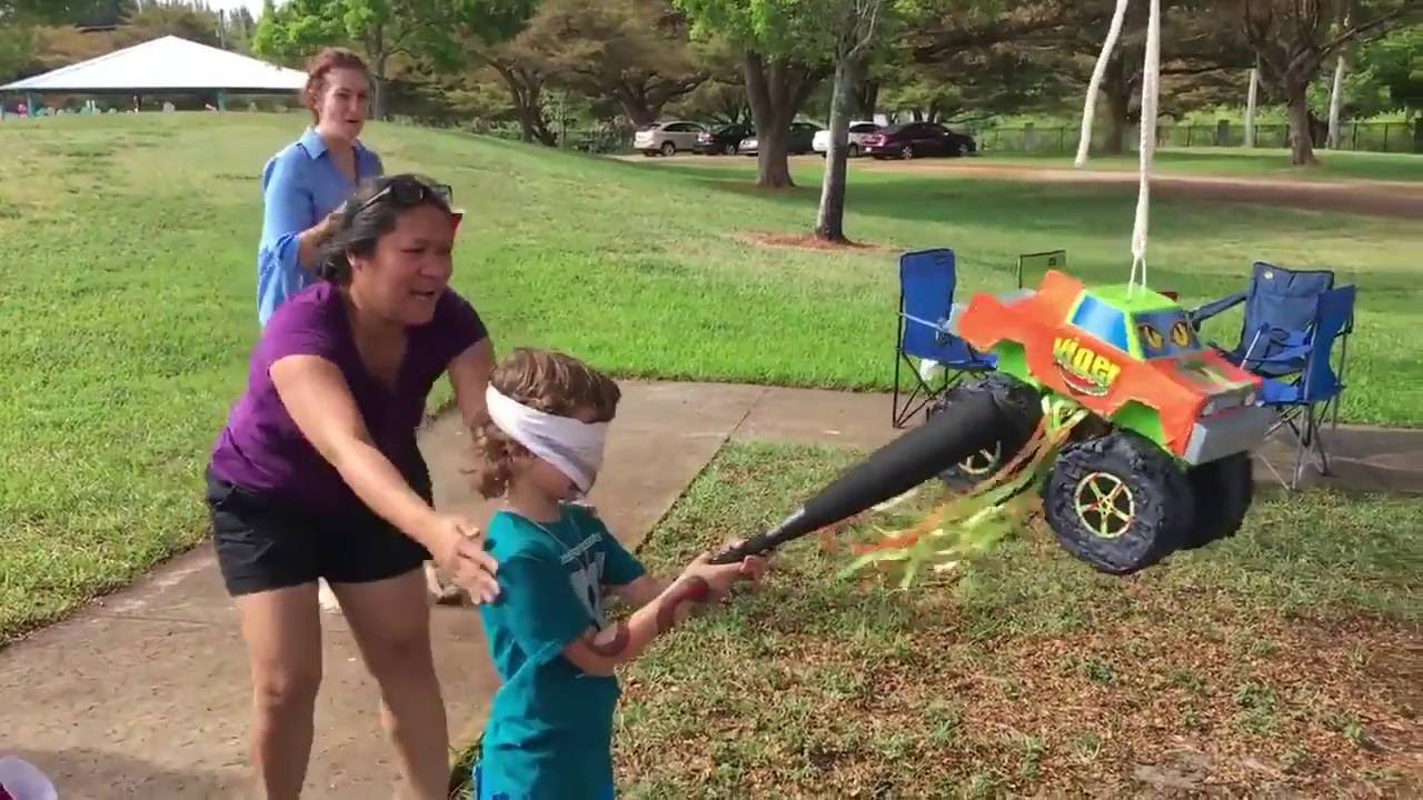 Kid Hits Woman with Plastic Bat YouTube