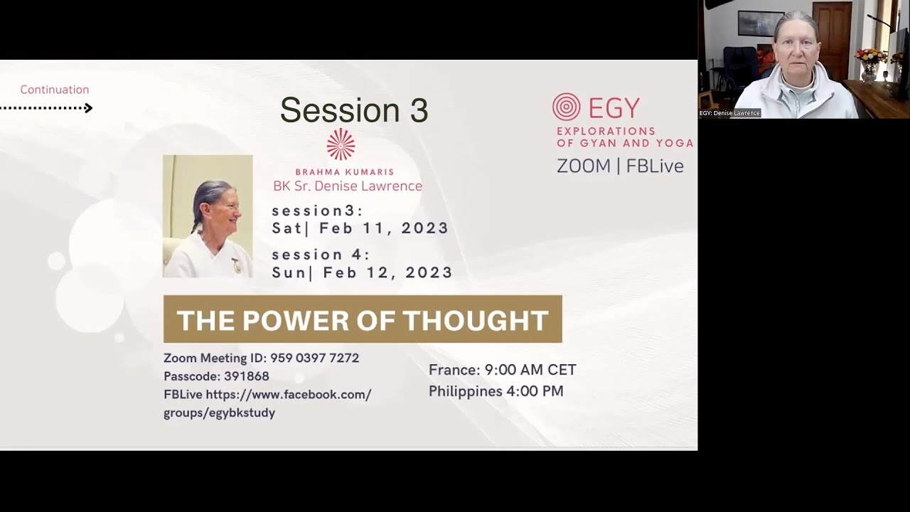 EGY Thought Power Session 3 - YouTube