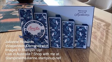 Larger Format Pop Up Z-Fold Block Card